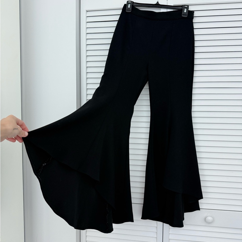 Zara Studio Wide Trumpet Flare Pants